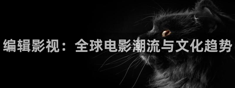 黑蚂蚁电影电视剧：编辑影视：全球电影潮流与文化趋势